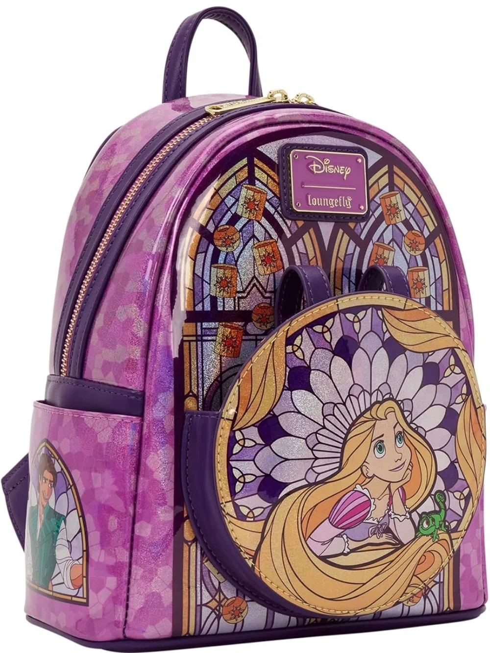 Loungefly Disney Stained glass Rapunzel Mini Backpack Tangled Amazon Exclusive